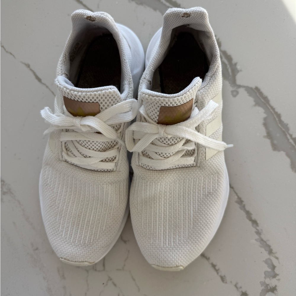 Adidas White athletic shoes